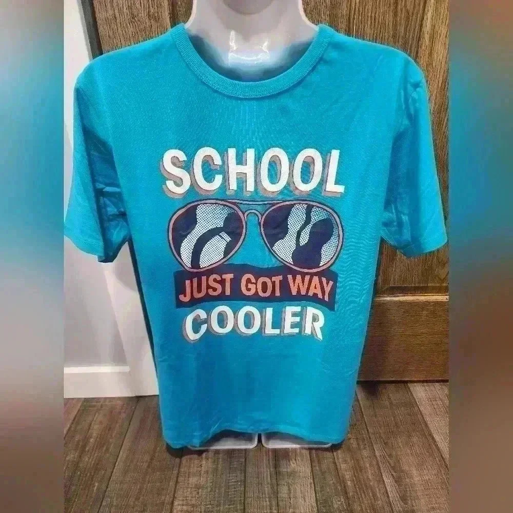 Boys Size XL 14 The Children’s Place Graphic Tee "  School Just Got Way Cooler"